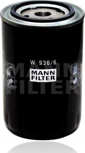 Mann-Filter W 936/6 - Масляний фільтр autocars.com.ua