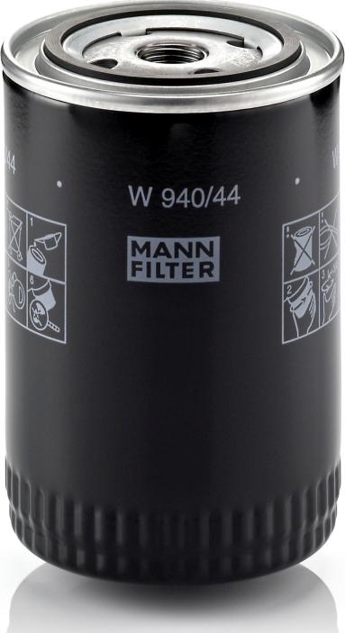 Mann-Filter W 940/44 - Масляний фільтр autocars.com.ua