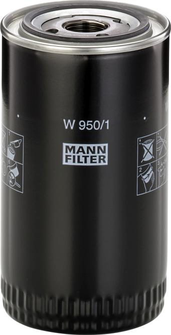 Mann-Filter W 950/1 - Масляний фільтр autocars.com.ua