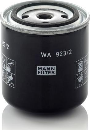 Mann-Filter WA 923 - Фільтр для охолоджуючої рідини autocars.com.ua