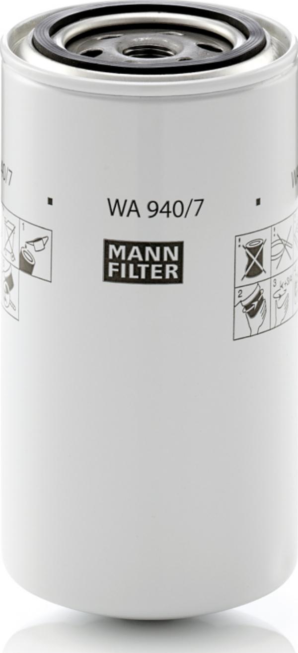 Mann-Filter WA 940/7 - Фільтр для охолоджуючої рідини autocars.com.ua