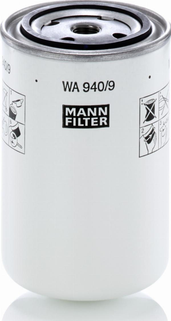 Mann-Filter WA 940/9 - Фільтр для охолоджуючої рідини autocars.com.ua