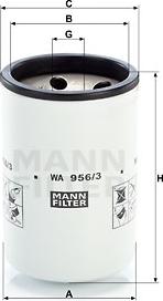 Mann-Filter WA 956/3 - Фильтр охлаждающей жидкости avtokuzovplus.com.ua