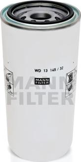 Mann-Filter WD 13 145/32 - Масляний фільтр autocars.com.ua