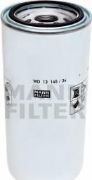 Mann-Filter WD 13 145/34 - Масляний фільтр autocars.com.ua