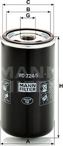 Mann-Filter WD 724/5 - Гидрофильтр, автоматическая коробка передач autodnr.net