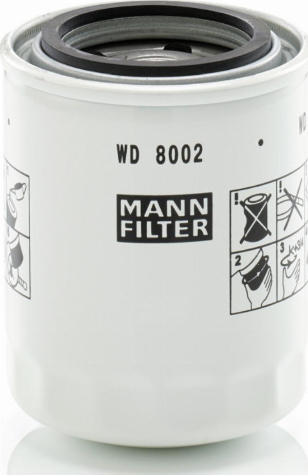 Mann-Filter WD 8002 - Масляний фільтр autocars.com.ua