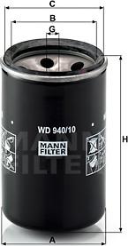 Mann-Filter WD 940/10 - Масляный фильтр avtokuzovplus.com.ua