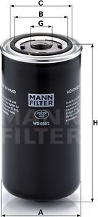 Mann-Filter WD 950/3 - Масляный фильтр avtokuzovplus.com.ua