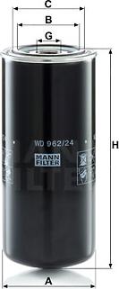 Mann-Filter WD 962/24 - Масляный фильтр autodnr.net