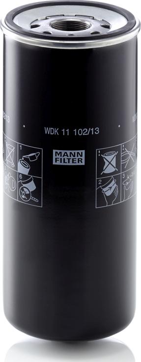 Mann-Filter WDK 11 102/13 - Паливний фільтр autocars.com.ua