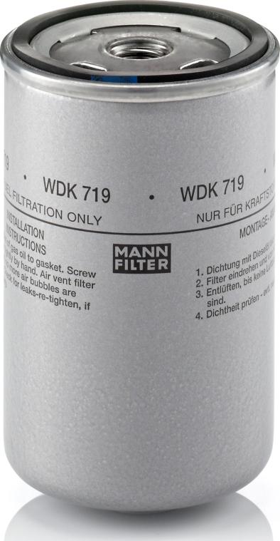 Mann-Filter WDK 719 - Паливний фільтр autocars.com.ua