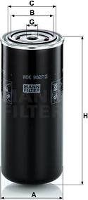 Mann-Filter WDK 962/12 - Паливний фільтр autocars.com.ua