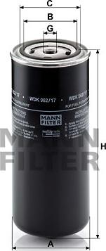 Mann-Filter WDK 962/17 - 0 autocars.com.ua