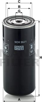 Mann-Filter WDK 962/1 - 0 autocars.com.ua