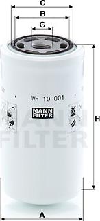 Mann-Filter WH 10 001 - Гідрофільтри, автоматична коробка передач autocars.com.ua