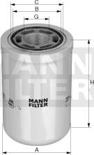 Mann-Filter WH 980/1 - Масляный фильтр autodnr.net