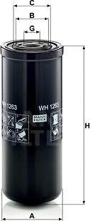 Mann-Filter WH 1263 - Гідрофільтри, автоматична коробка передач autocars.com.ua