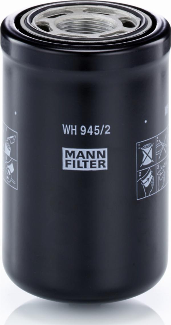 Mann-Filter WH 945/2 - Гідрофільтри, автоматична коробка передач autocars.com.ua