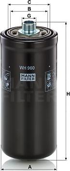 Mann-Filter WH 960 - Гидрофильтр, автоматическая коробка передач autodnr.net