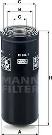 Mann-Filter WH 980/8 - Гідрофільтри, автоматична коробка передач autocars.com.ua
