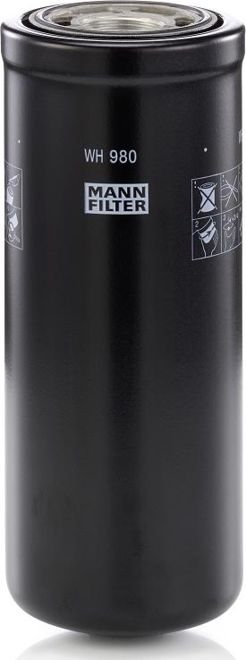 Mann-Filter WH 980 - Гідрофільтри, автоматична коробка передач autocars.com.ua