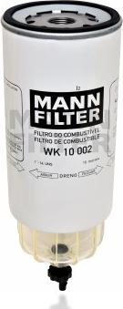 Mann-Filter WK 10 002 - Паливний фільтр autocars.com.ua