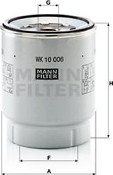 Mann-Filter WK 10 006 z - Топливный фильтр autodnr.net