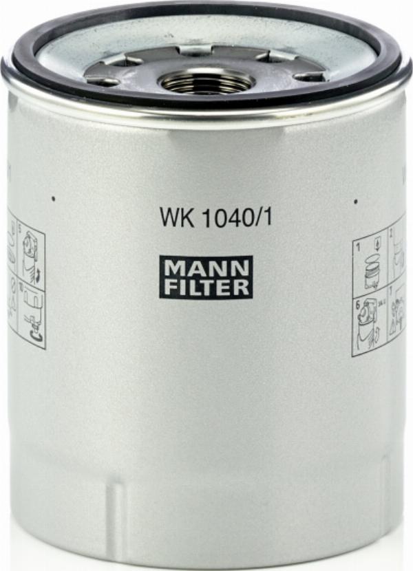Mann-Filter WK 1040/1 x - Паливний фільтр autocars.com.ua