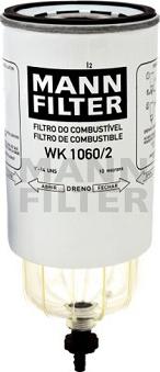 Mann-Filter WK 1060/2 - Паливний фільтр autocars.com.ua