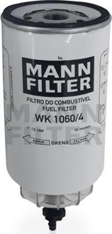 Mann-Filter WK 1060/4 - Паливний фільтр autocars.com.ua