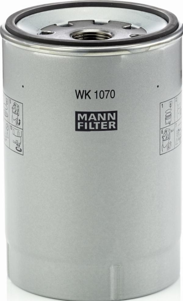 Mann-Filter WK 1070 x - Паливний фільтр autocars.com.ua
