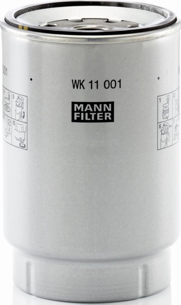 Mann-Filter WK 11 001 x - Паливний фільтр autocars.com.ua