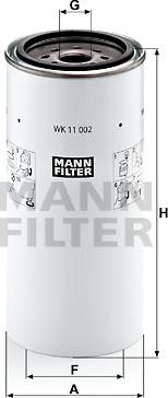 Mann-Filter WK 11 002 x - 3 autocars.com.ua