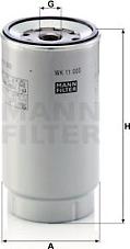 Mann-Filter WK 11 003 z - Топливный фильтр autodnr.net