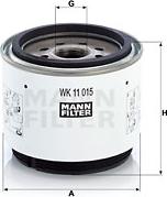 Mann-Filter WK 11 015 x - Паливний фільтр autocars.com.ua