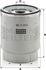 Mann-Filter WK 11 019 z - Топливный фильтр avtokuzovplus.com.ua