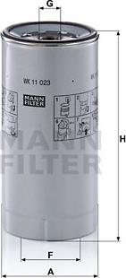 Mann-Filter WK 11 023 z - Топливный фильтр autodnr.net