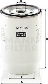 Mann-Filter WK 11 029 z - Топливный фильтр autodnr.net