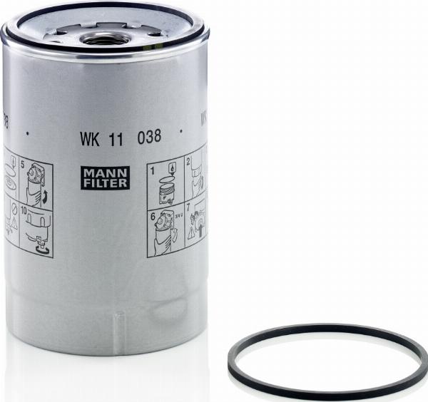 Mann-Filter WK 11 038 z - Паливний фільтр autocars.com.ua
