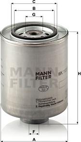Mann-Filter WK11231 - Топливный фильтр autodnr.net