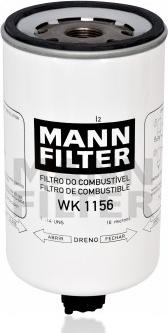 Mann-Filter WK 1156 - Паливний фільтр autocars.com.ua