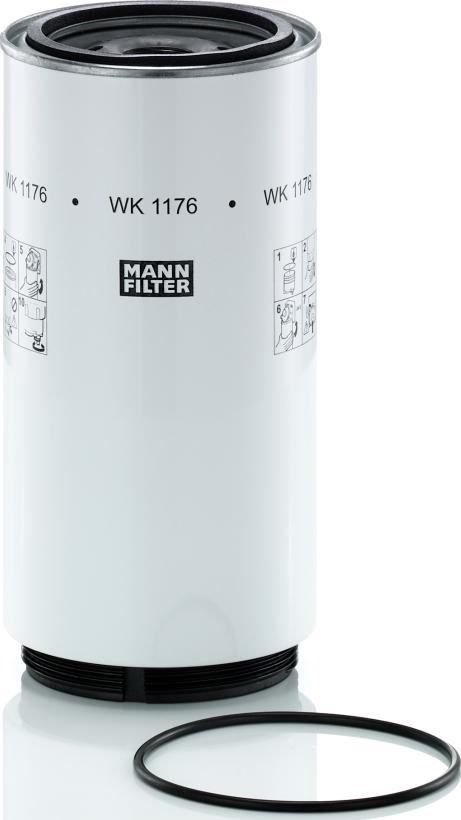Mann-Filter WK 1176 x - Паливний фільтр autocars.com.ua