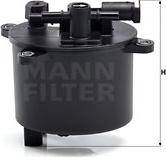 Mann-Filter WK 12 004 - Топливный фильтр avtokuzovplus.com.ua