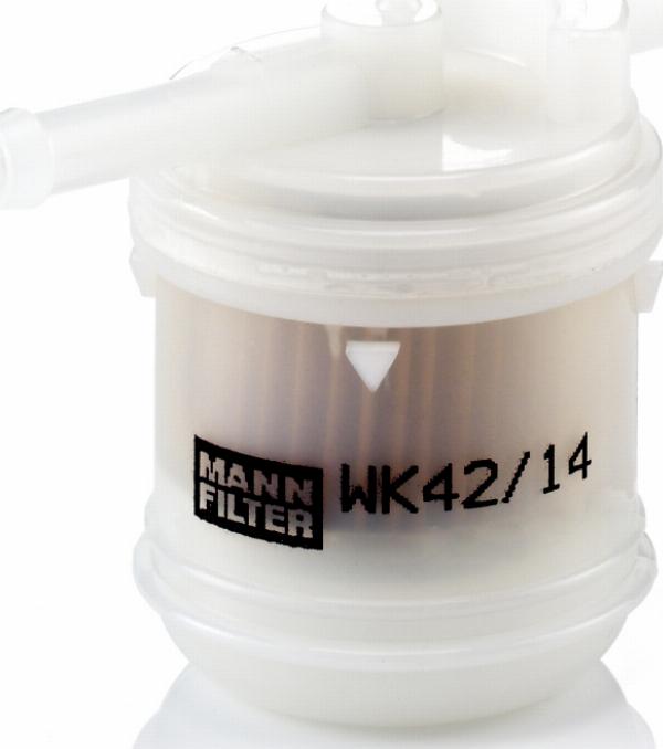 Mann-Filter WK 42/14 - Паливний фільтр autocars.com.ua