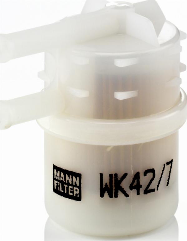 Mann-Filter WK 42/7 - Паливний фільтр autocars.com.ua