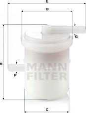 Mann-Filter WK 42/81 - Топливный фильтр avtokuzovplus.com.ua