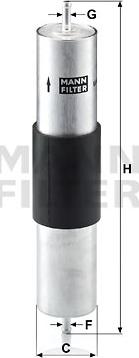 Mann-Filter WK 516/1 - Топливный фильтр avtokuzovplus.com.ua