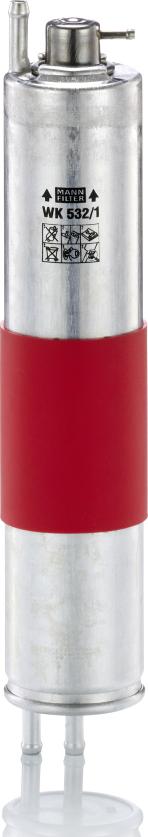 Mann-Filter WK 532/1 - Паливний фільтр autocars.com.ua