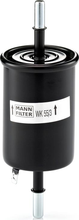Mann-Filter WK 55/3 - Паливний фільтр autocars.com.ua